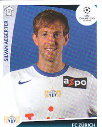 Silvan Aegerter FC Zurich samolepka UEFA Champions League 2009/10 #200